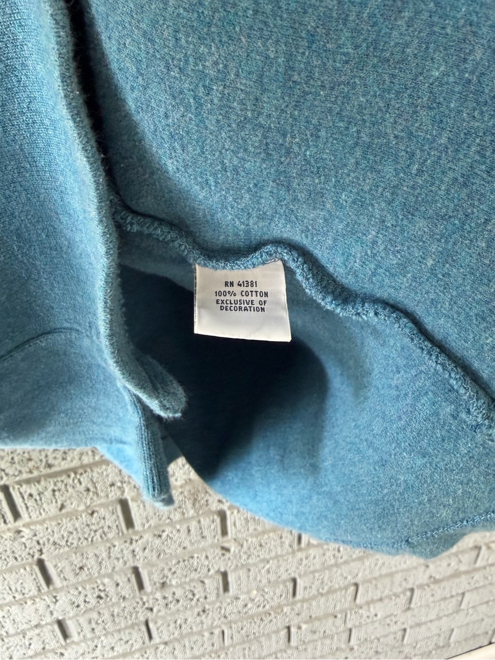 Polo Ralph Lauren Men's Cotton 1/4 Zip Pullover Sweater Size XXL Blue - Picture 6 of 6